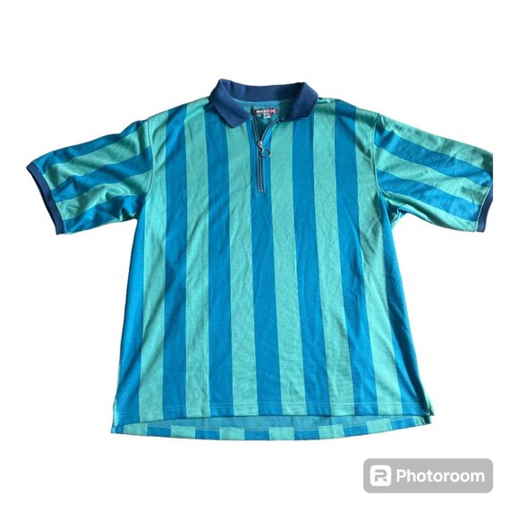 NWOT Urban Outfitters UO Baggy Zip Polo Shirt - Size XL - Picture 6 of 6